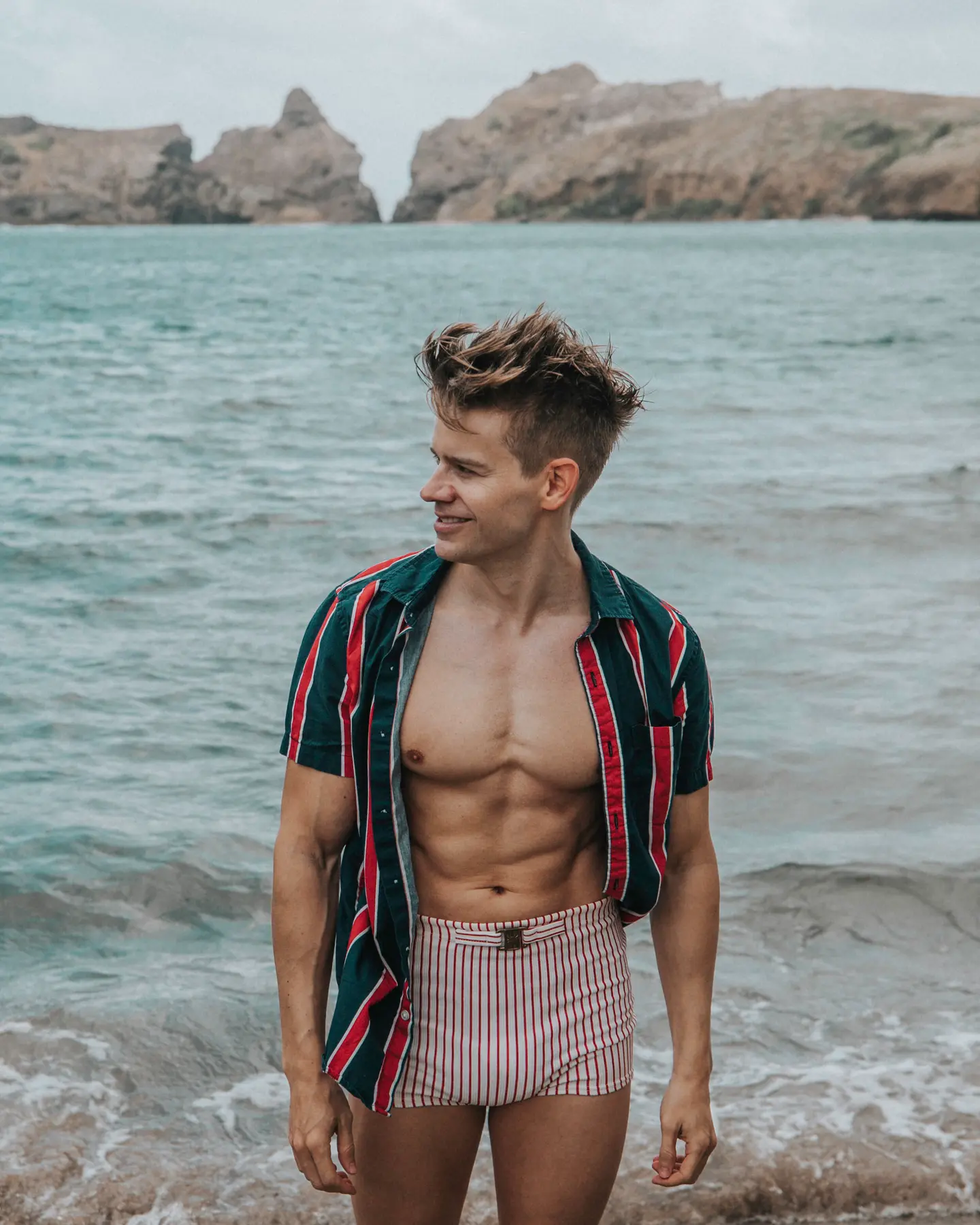 luxury cruise, ultra-luxury cruise, seaboard, seaboard cruise, caribbean cruise, cruise fashion, cruise ship, beach, beach body, shirtless beach, gay beach, gay travel, travel gay, gay caribbean, gay cruise, vintage swimsuit, men’s vintage swim, men…