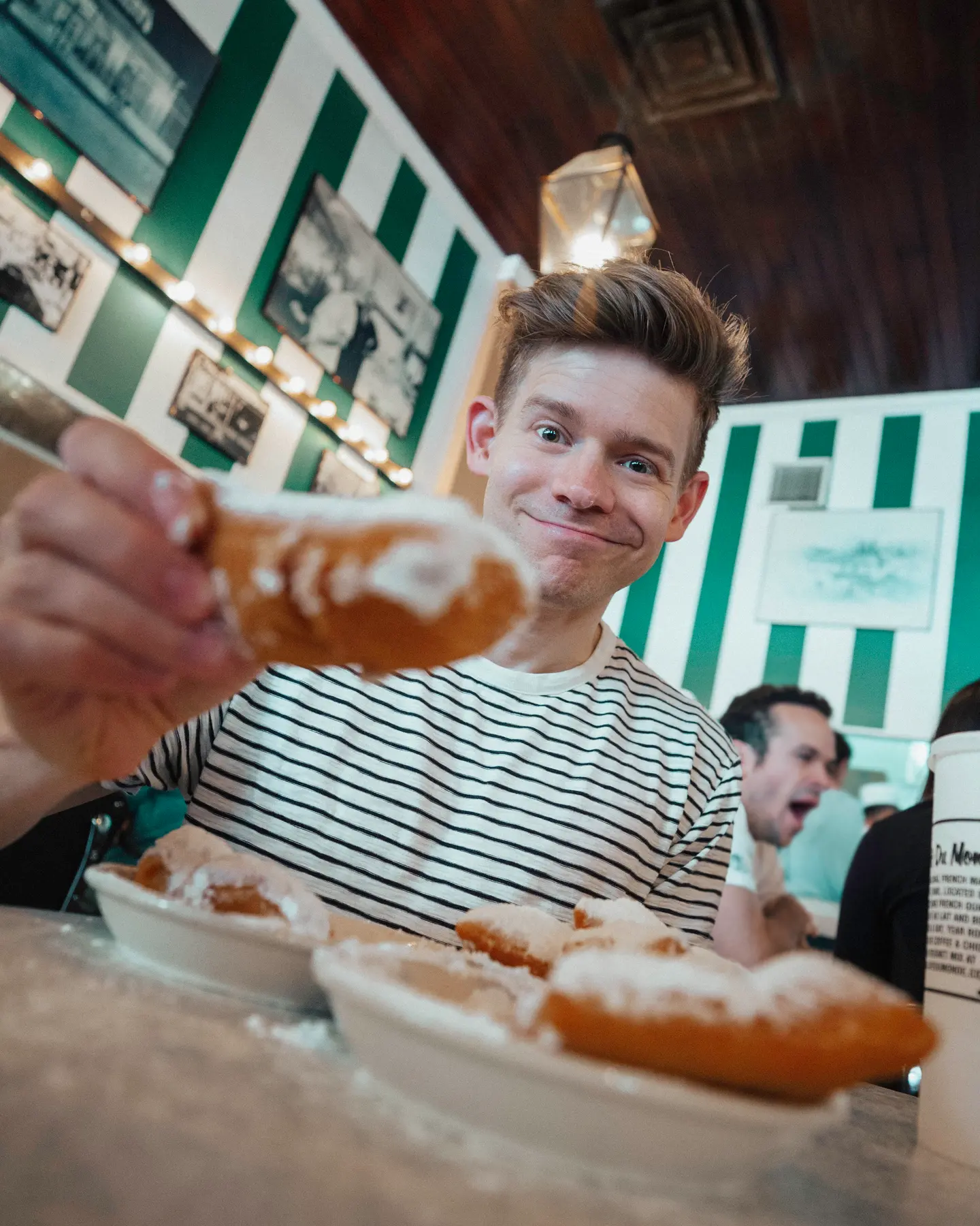 beignet, new orleans, nola, louisiana, tourism, tourist, gay, travel, honeymoon, food, hotels, hotel, french quarter, garden district, henry howard hotel, bourbon street, lgbt, gumbo, po’boy, cafe du monde, seafood, lafitte’s, drag queen, voodoo, co…